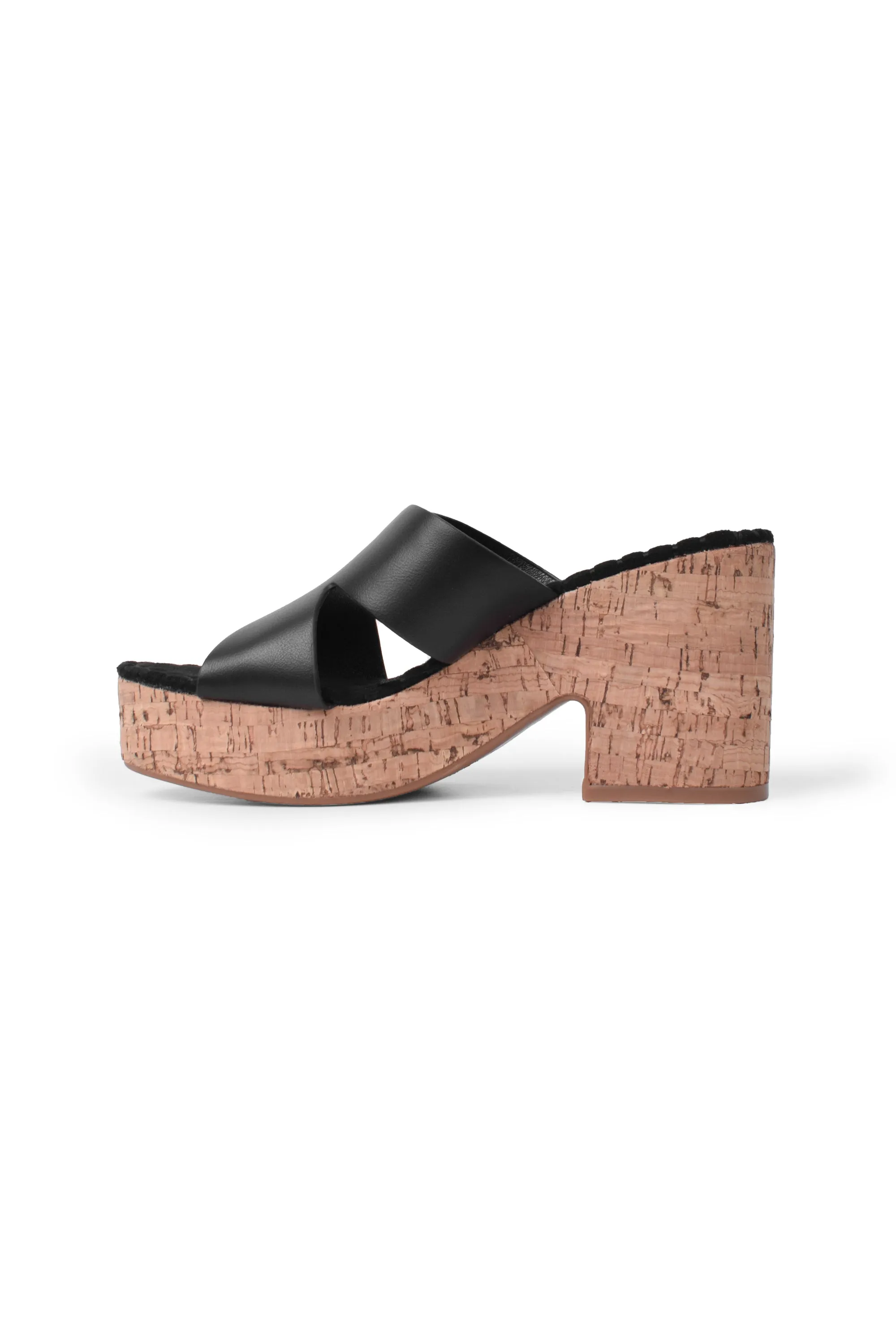 01-4776 Hesse Wood Heel Mule