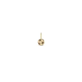 14k Single Midi Bitty Soccer Ball Charm