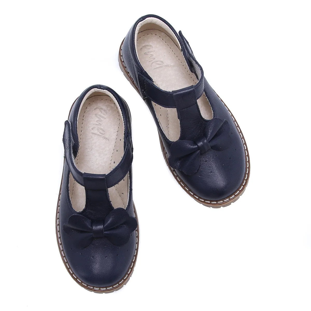 (2724) Emel balerina blue bow