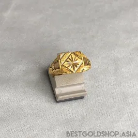 916 Gold Board Design Ring D4