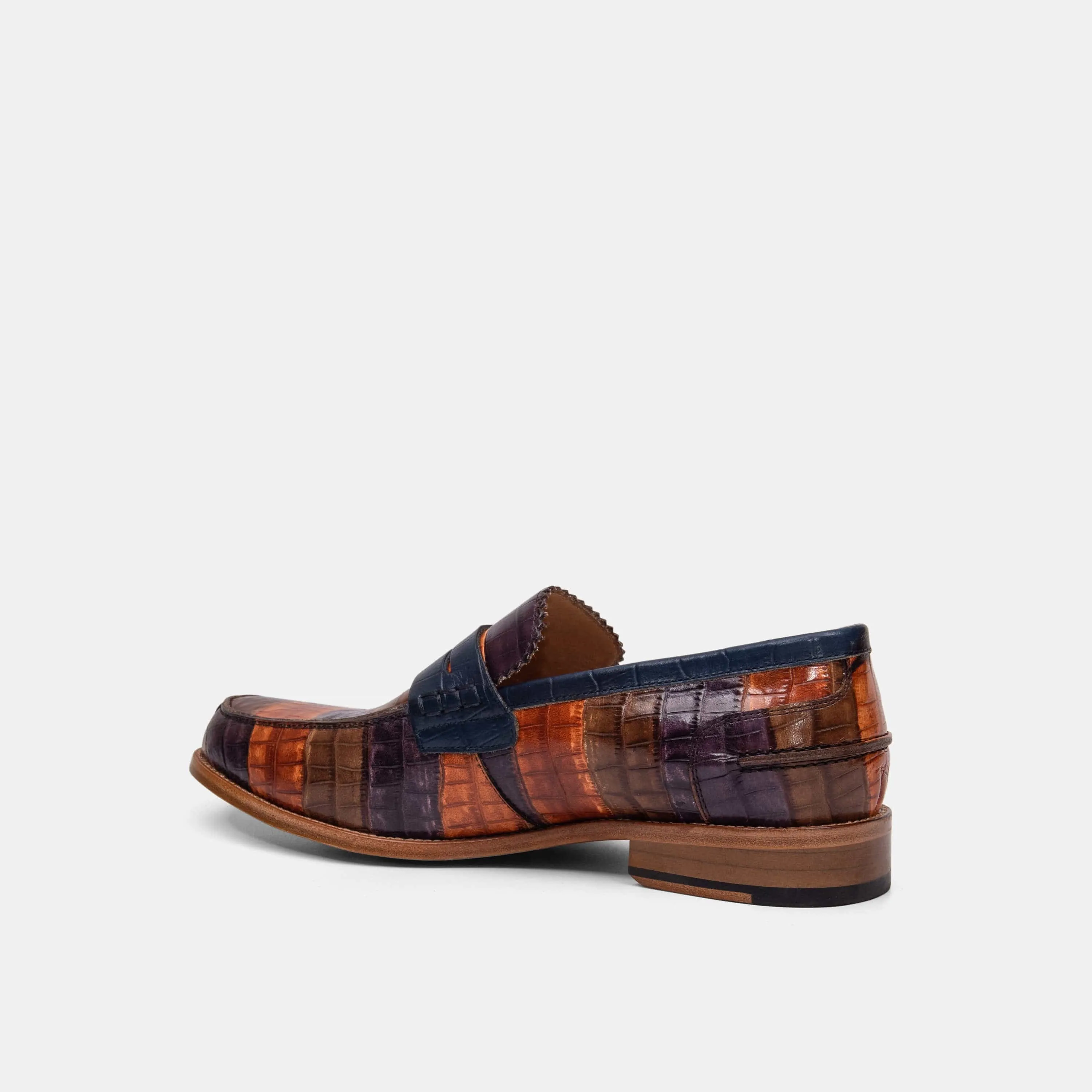 Abe Badlands Leather Penny Loafers