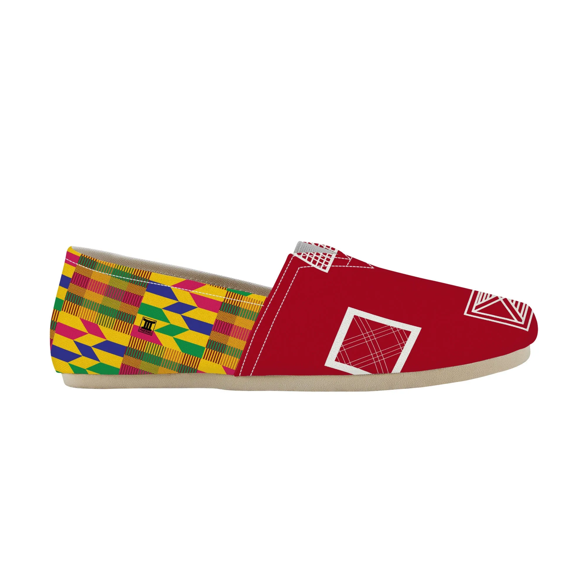 Adinkra Kokoo-Kente Slip-on Canvas