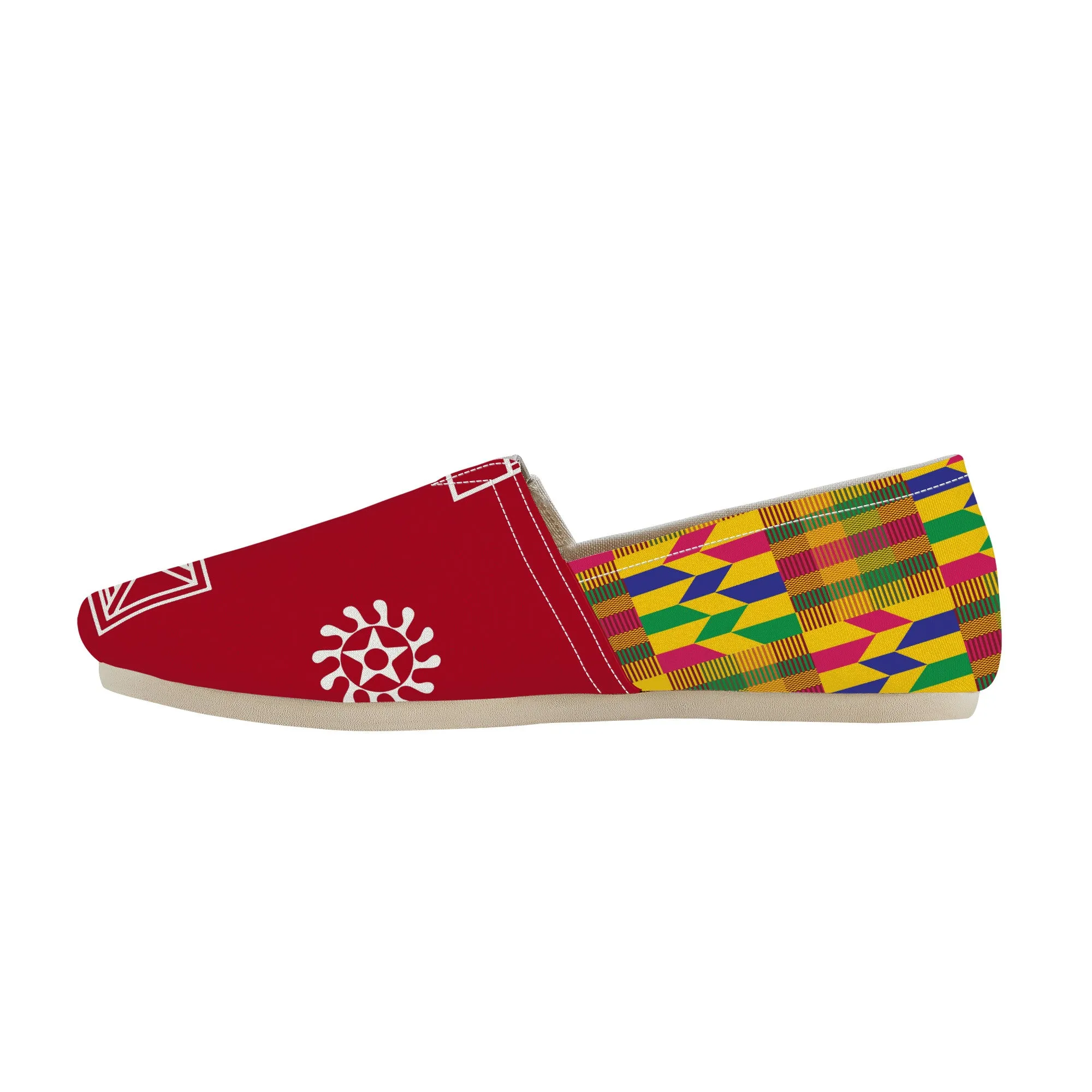 Adinkra Kokoo-Kente Slip-on Canvas