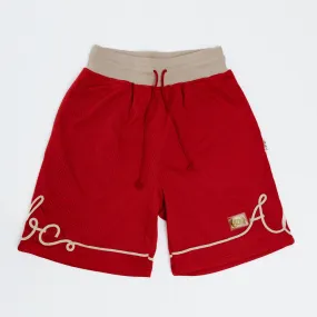 Advisory Board Crystals Sautache Basketball Short - Red