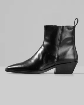 Ally Boot – Black Leather