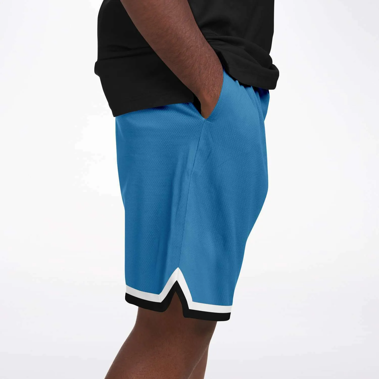 Aqua Amarillo Unisex Basketball Shorts