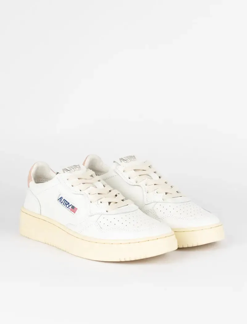 Autry Medalist Low Trainers White / Pink