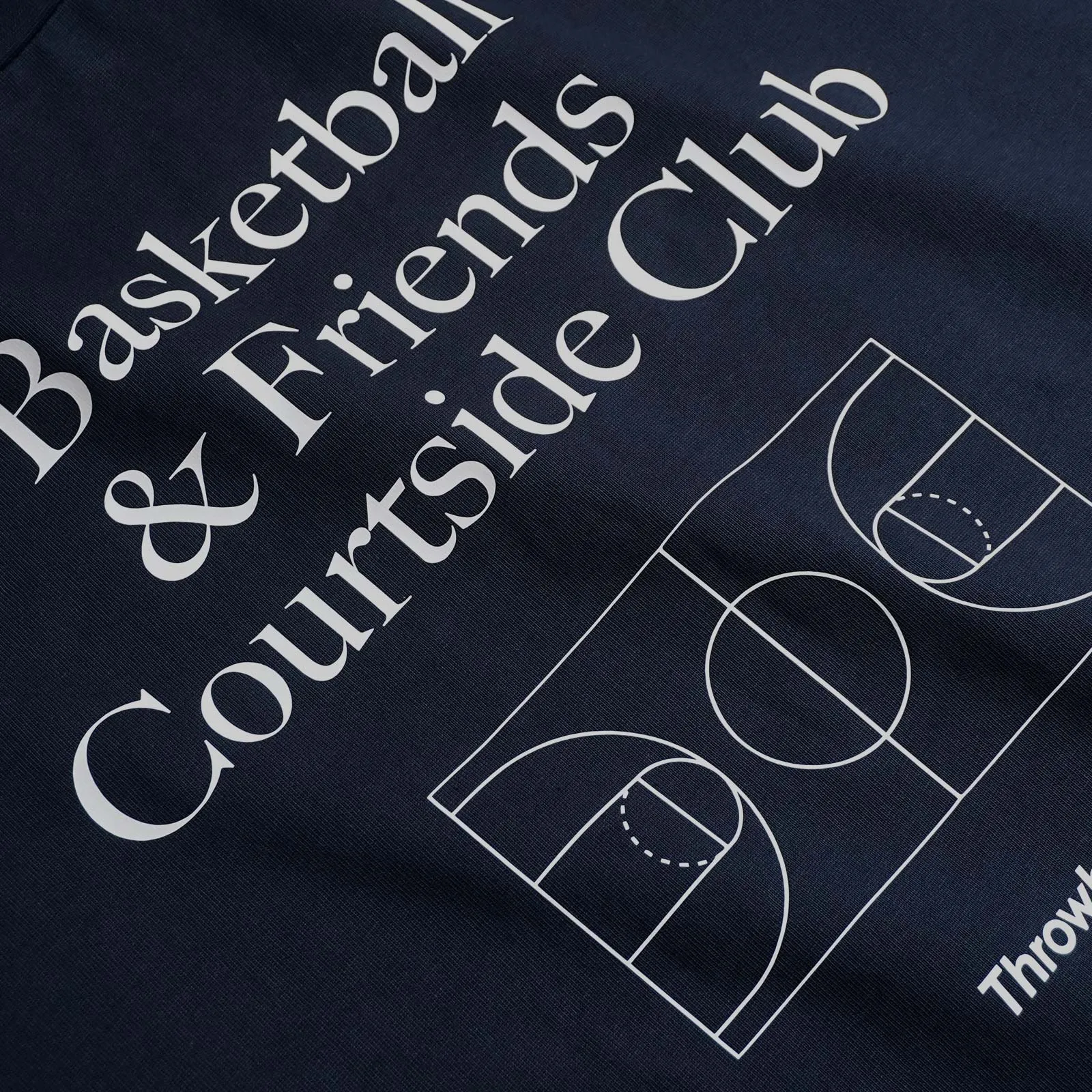 Basketball & Friends Courtside Club Tee - Nocturne Blue