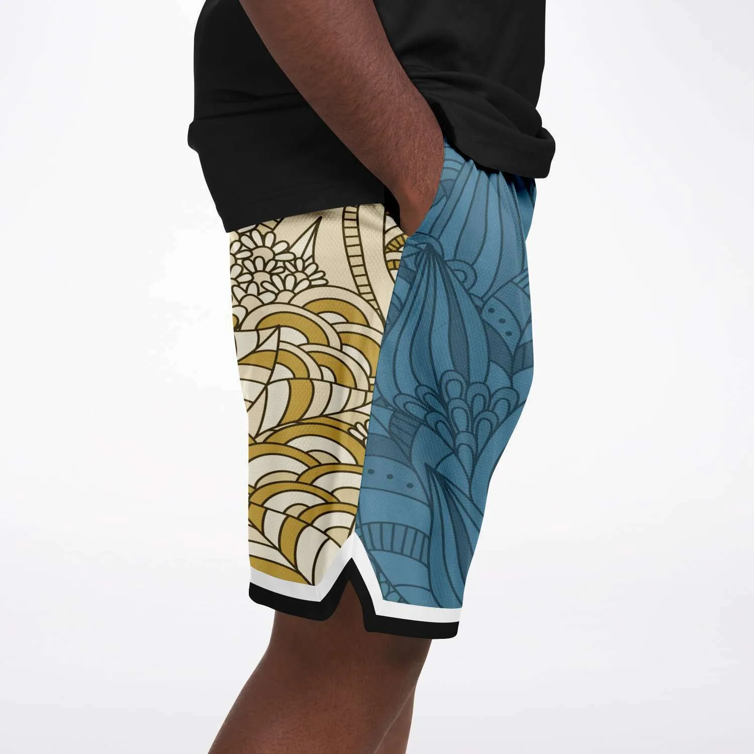 Blue Royale Unisex Basketball Shorts