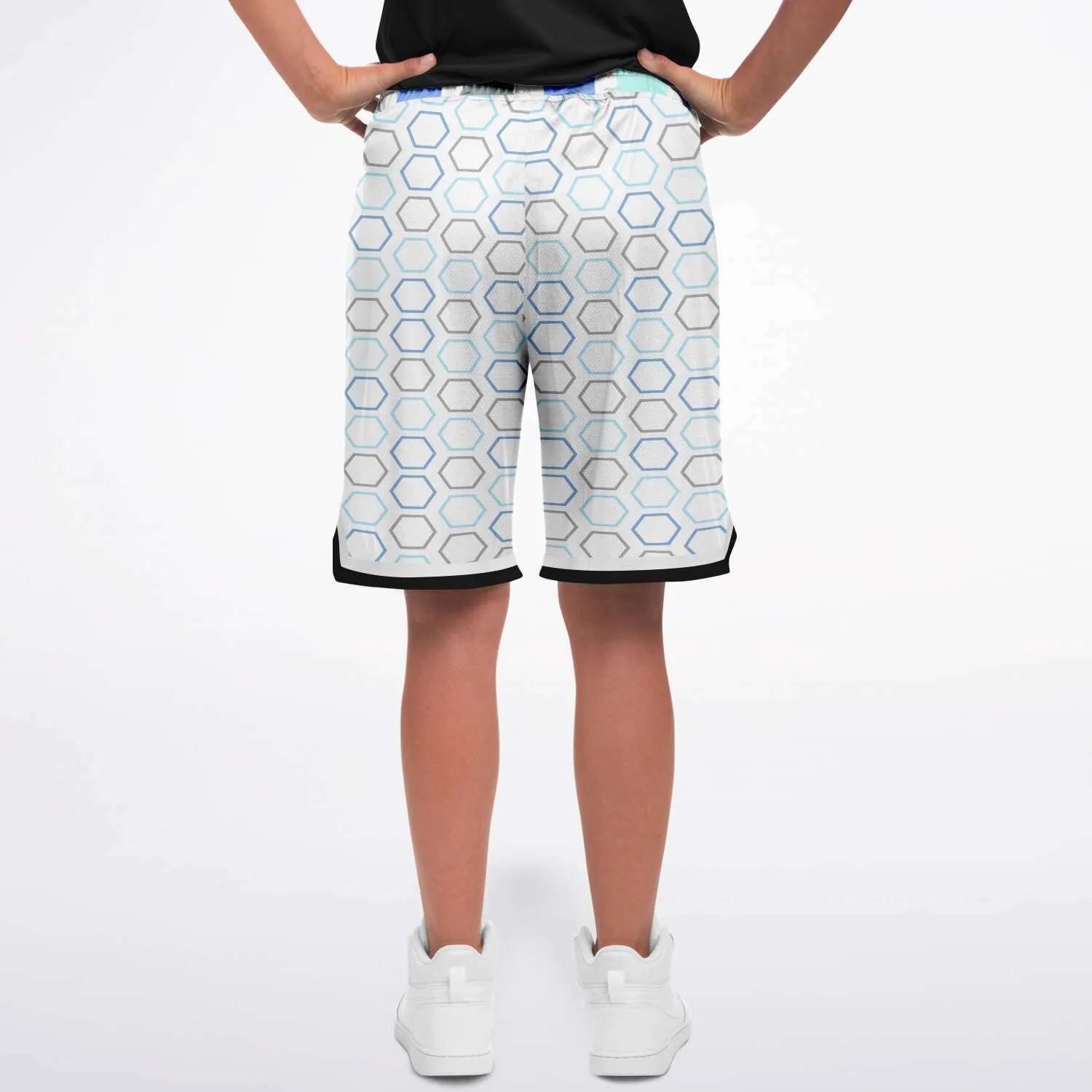 Blues Skies Ahead Unisex Basketball Shorts