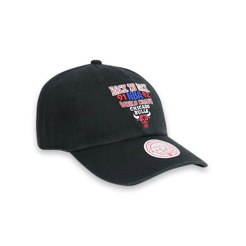 [CBUBLCK] Chicago Bulls Black Men's Dad Hat