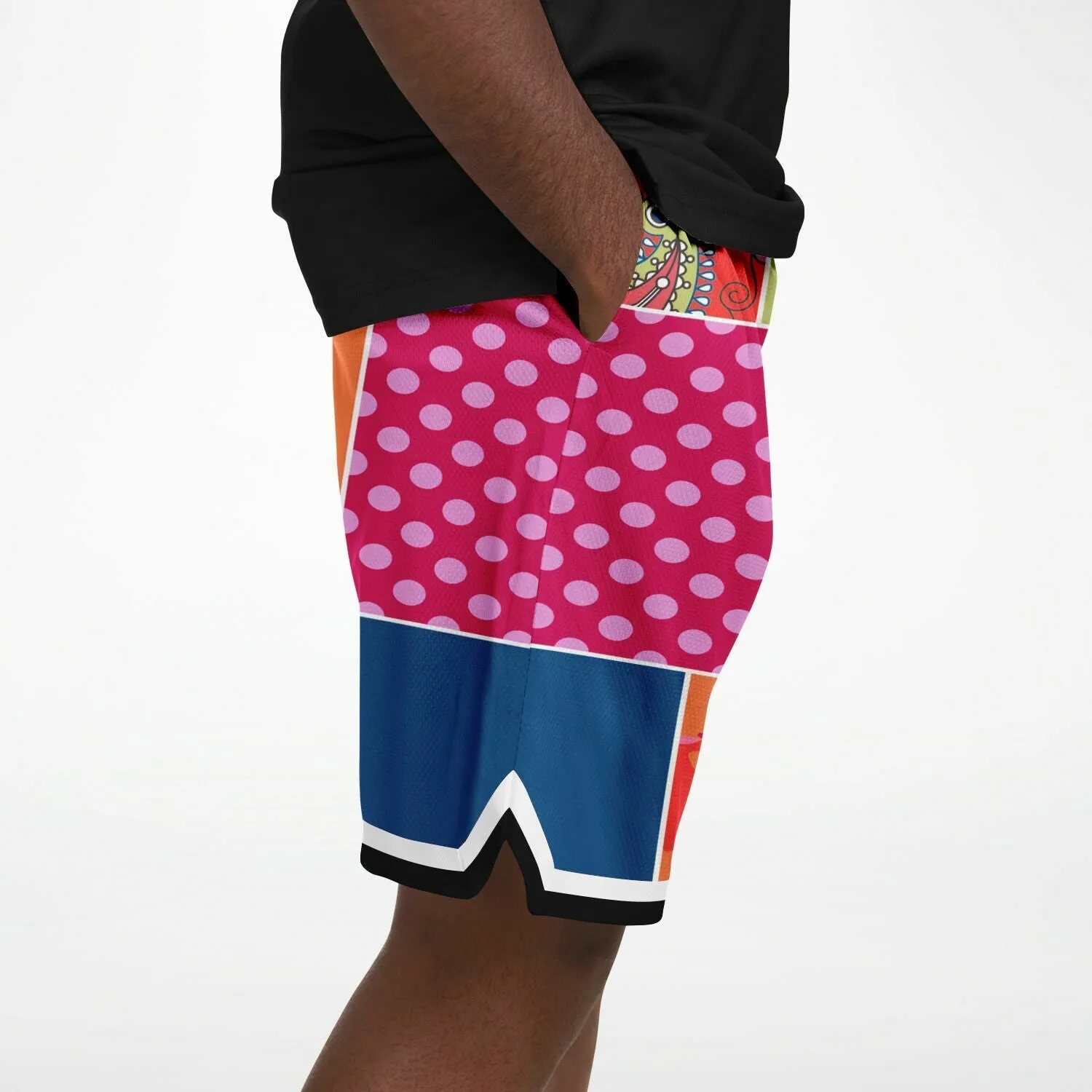 Chili Pepper Camo Fatigue Basketball Shorts