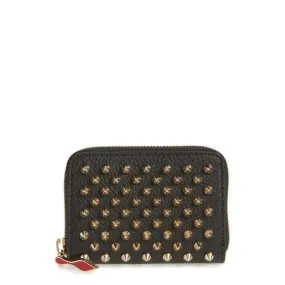 Christian Louboutin Black Panettone Leather Coin Purse Wallet