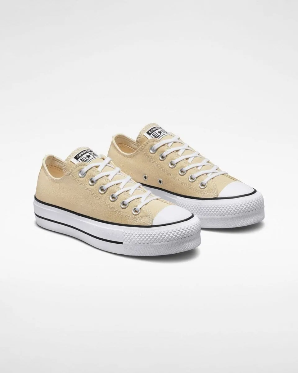 CONVERSE WOMEN'S CHUCK TAYLOR ALL STAR LIFT LOW TOP OAT MILK SHOE