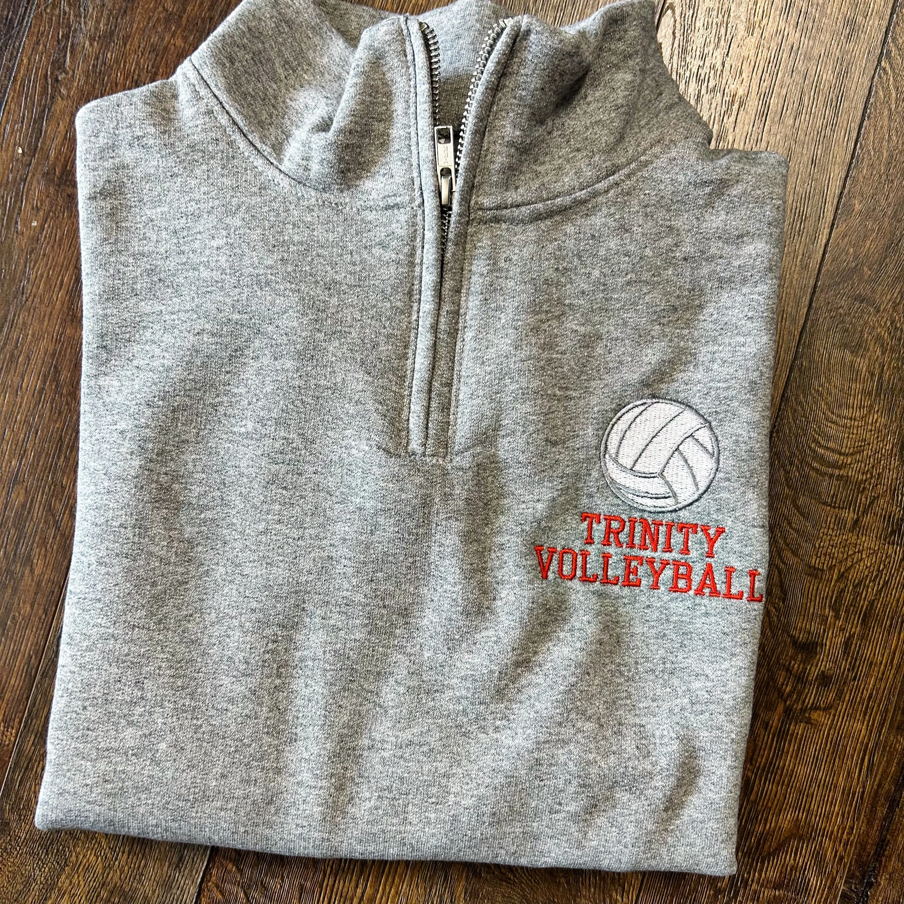 Custom Volleyball Team Quarter Zip Sweatshirt