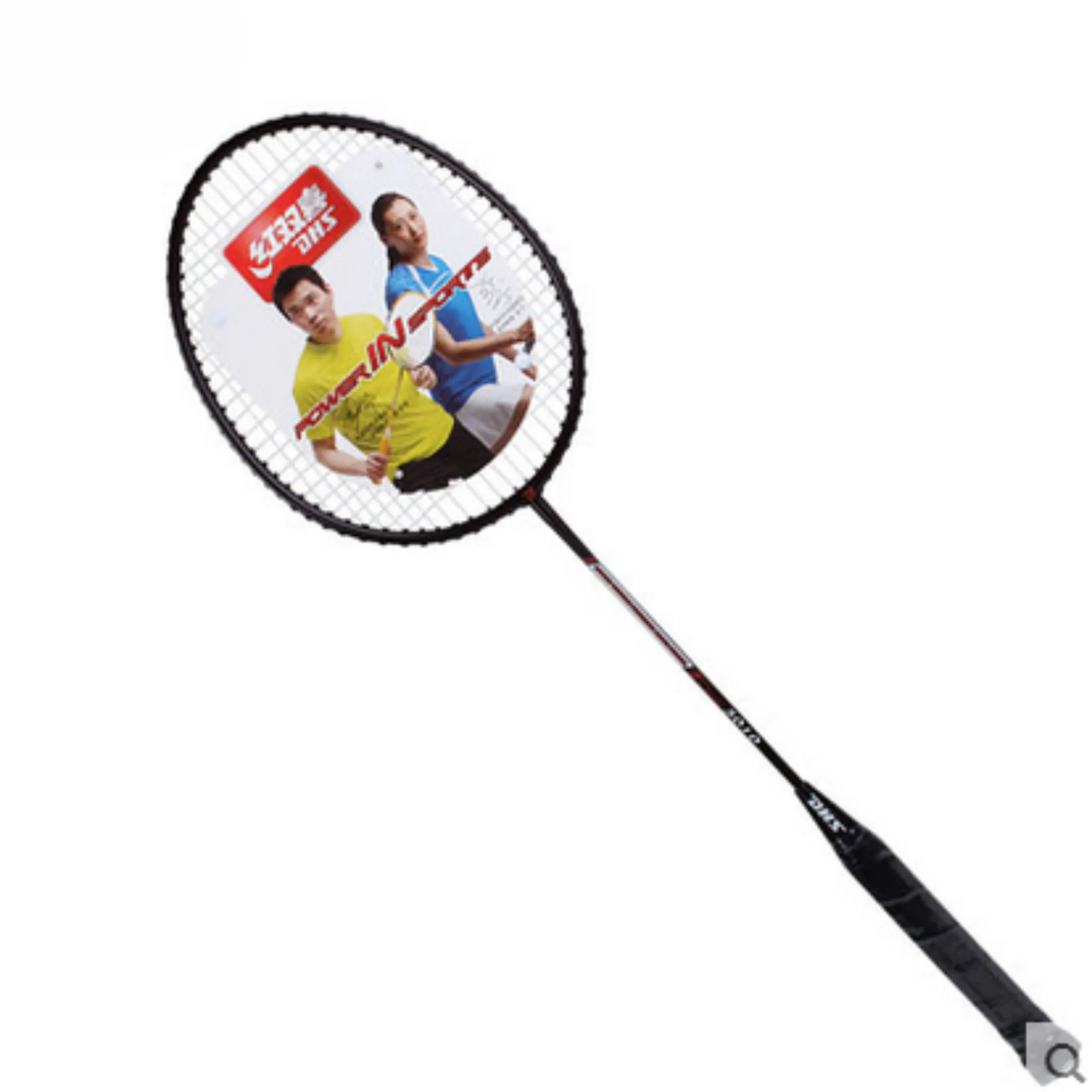 DHS 3010 Pre-Strung Badminton Racket [Black]