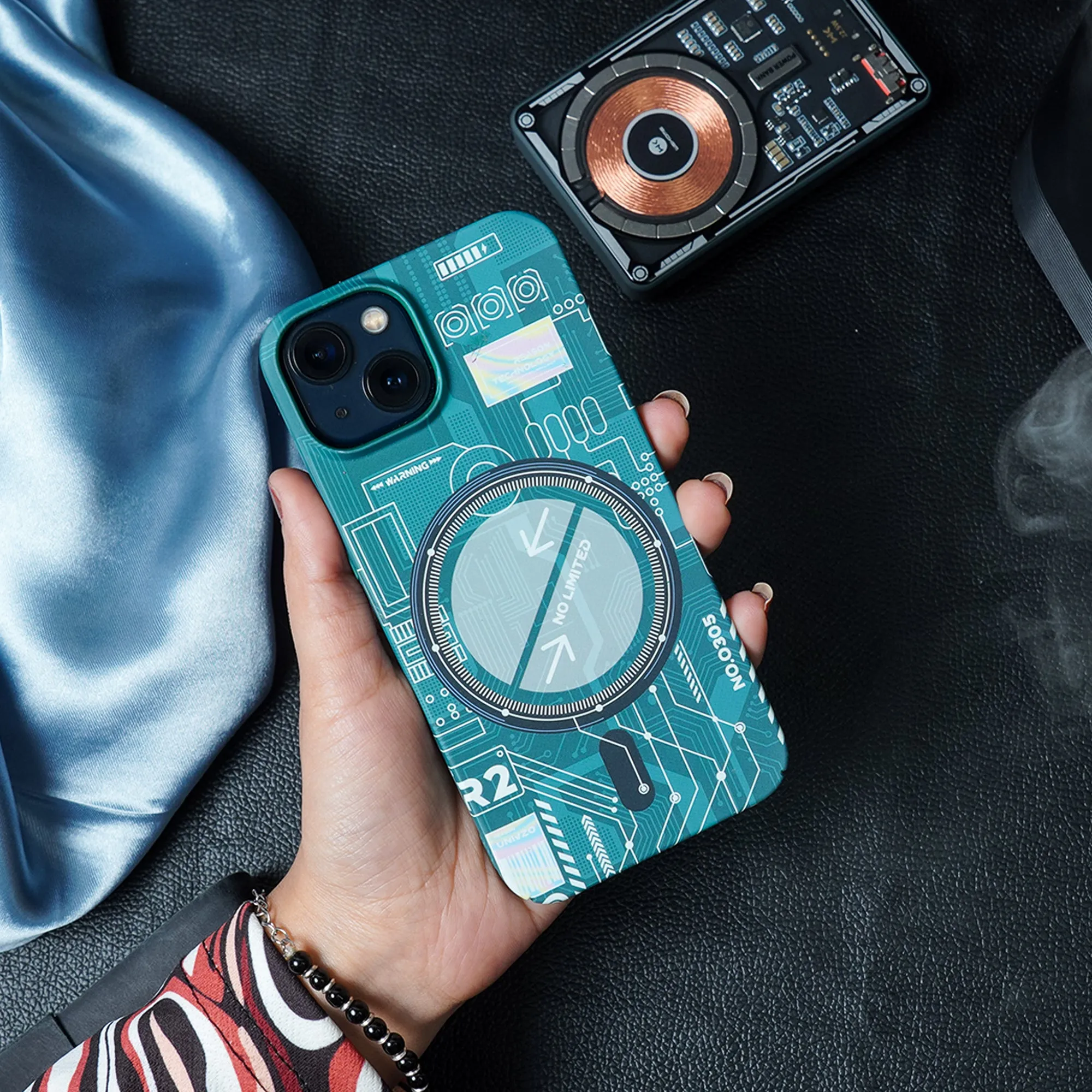 Electric Circuit Board Case - iPhone