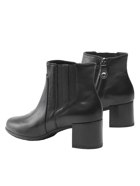 Geox New Annya Mid women's ankle boot with medium heel D94CBB-00085-C9997 black