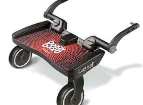 Lascal BuggyBoard Maxi -  Red (Grey Fittings)