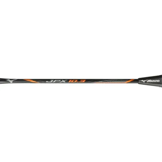 Mizuno JPX 10.3 Badminton Racket (Unstrung) - Black/Copper Orange Foil