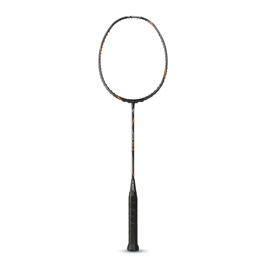 Mizuno JPX 10.3 Badminton Racket (Unstrung) - Black/Copper Orange Foil