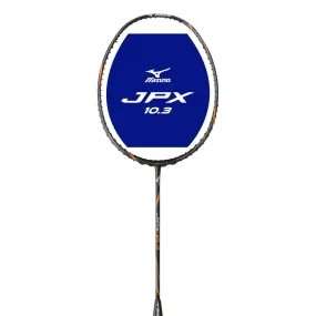 Mizuno JPX 10.3 Badminton Racket (Unstrung) - Black/Copper Orange Foil