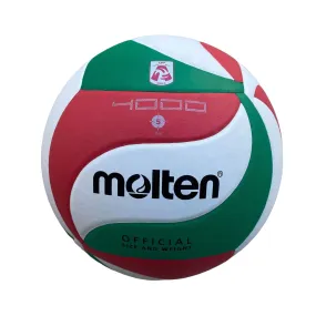 Molten Training Volleyball V5M4000 FIVB Approved Green-White-Red Size 5