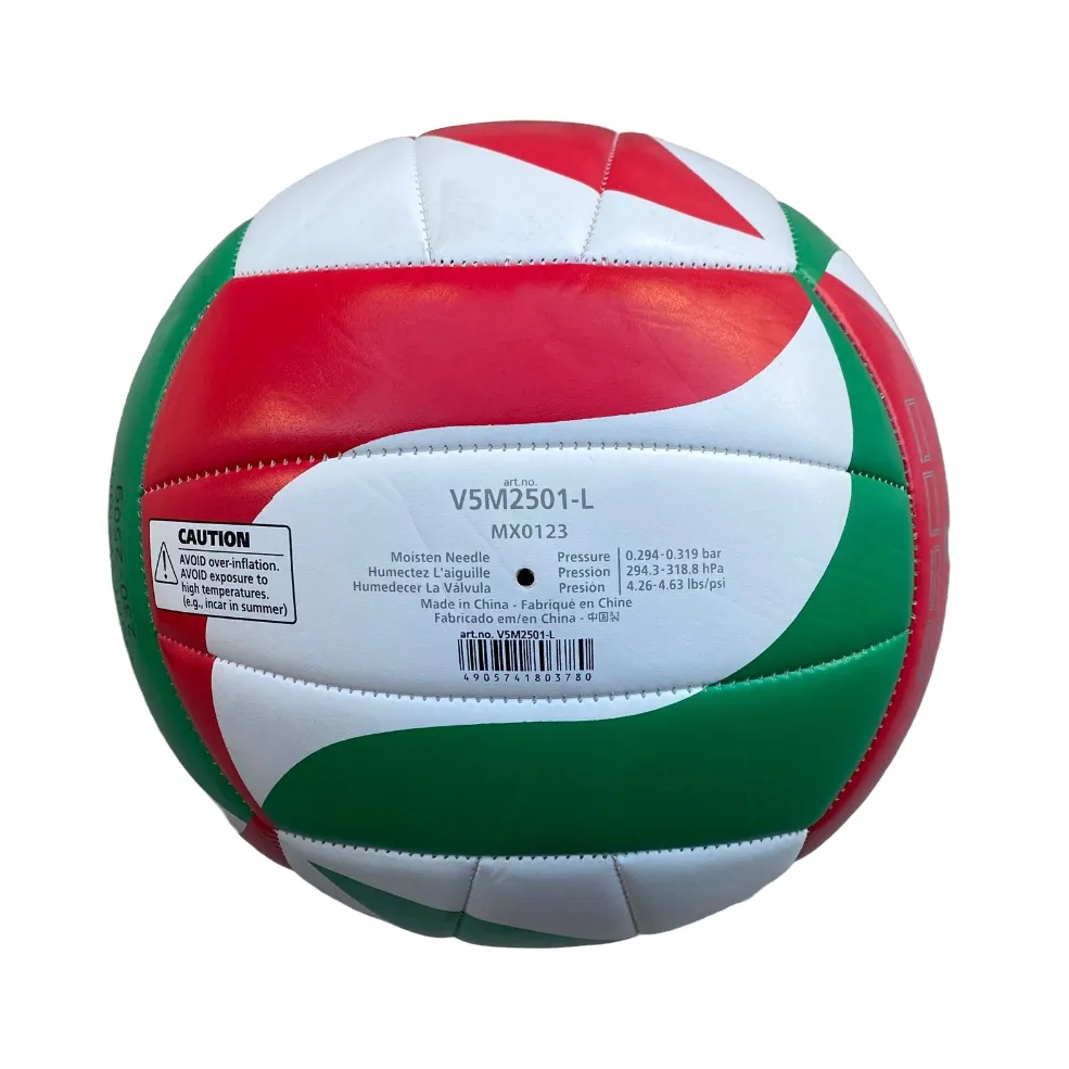 Molten Volleyball V5M2501-L Volley School white-red-green