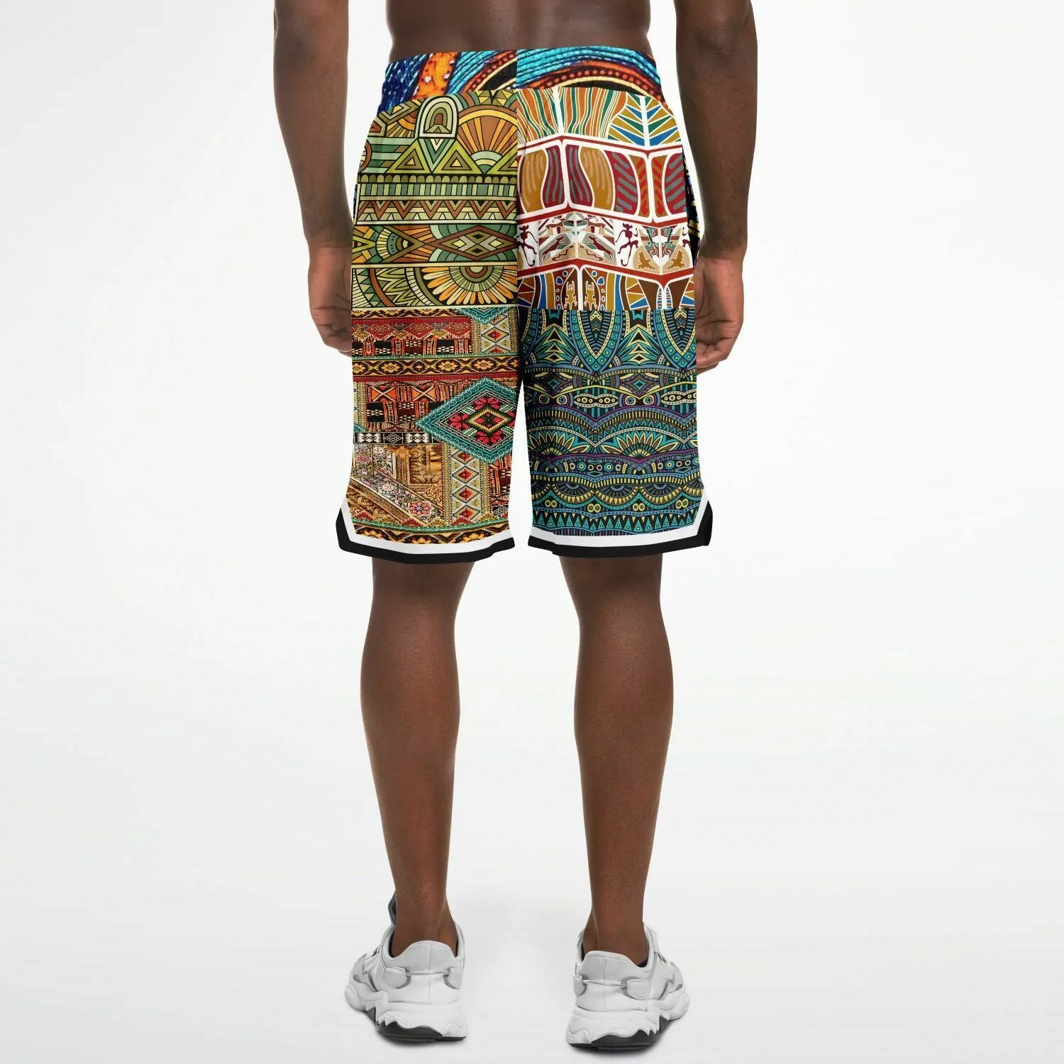 Mother Lode African Print Basketball Shorts