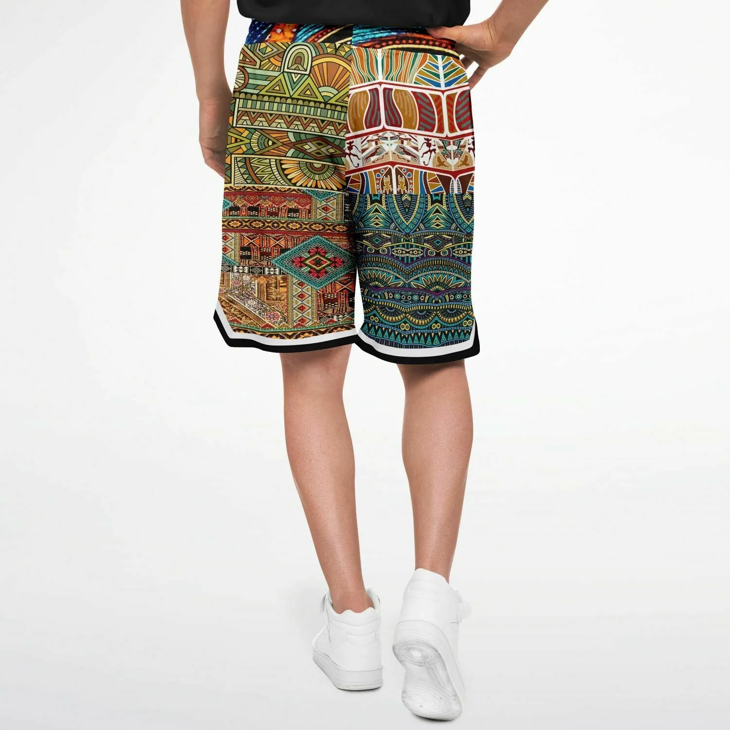 Mother Lode African Print Basketball Shorts