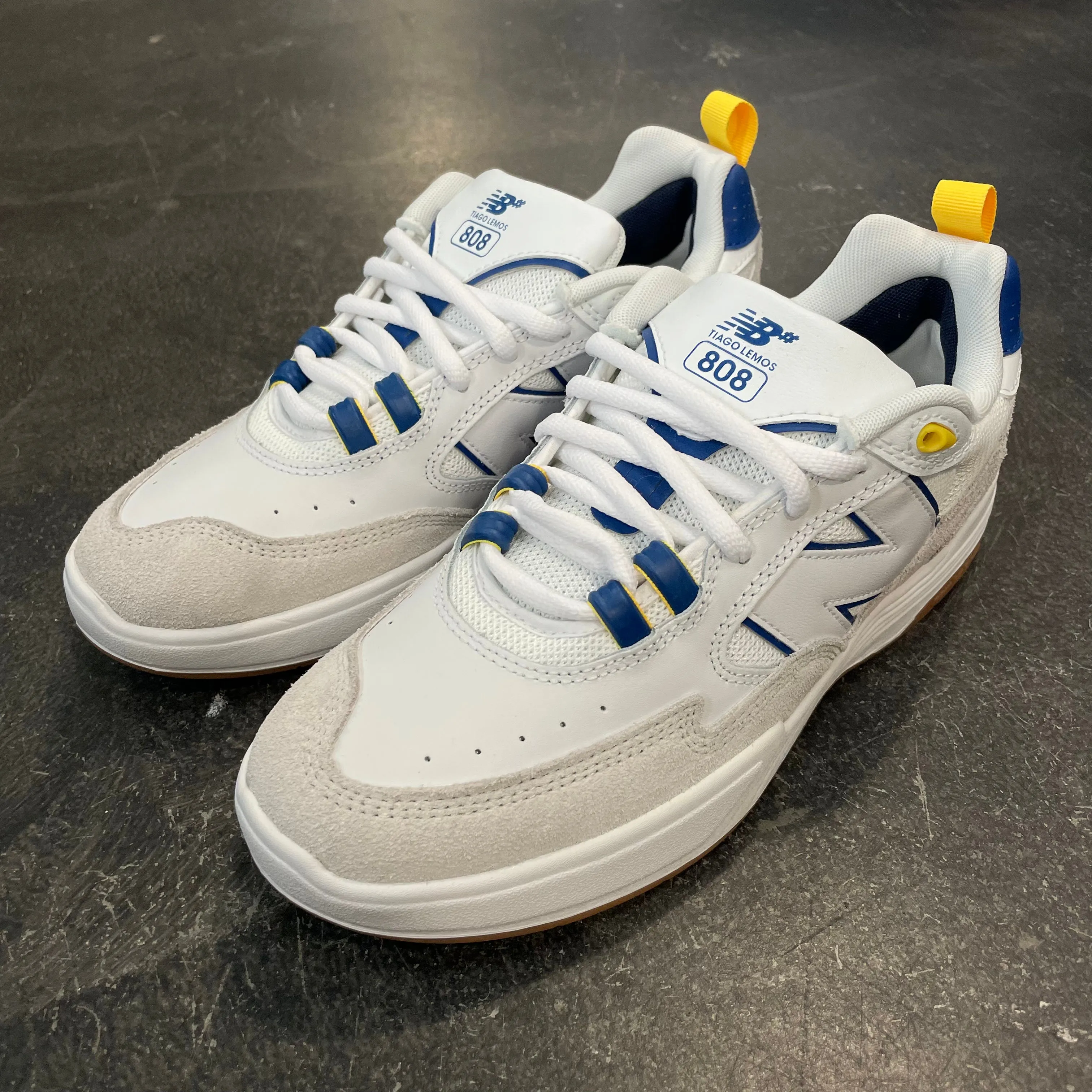 New Balance Numeric Tiago Lemos 808 White/Blue SALE