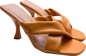 New Look Orange Crossover Heeled Mule UK 7 EU 40 👠