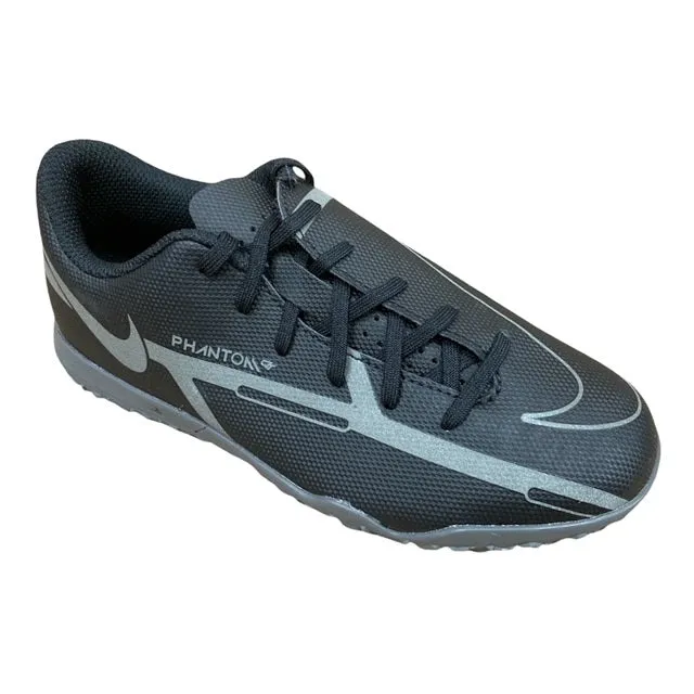 Nike boys' soccer shoe Phantom GT2 Club TF DC0827 004 black-grey