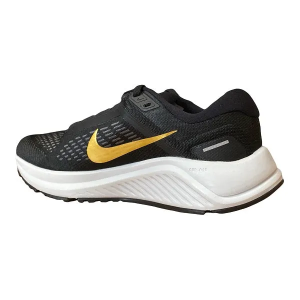 Nike women's running shoe Air Zoom Structure 24 DA8570 003 black-gold