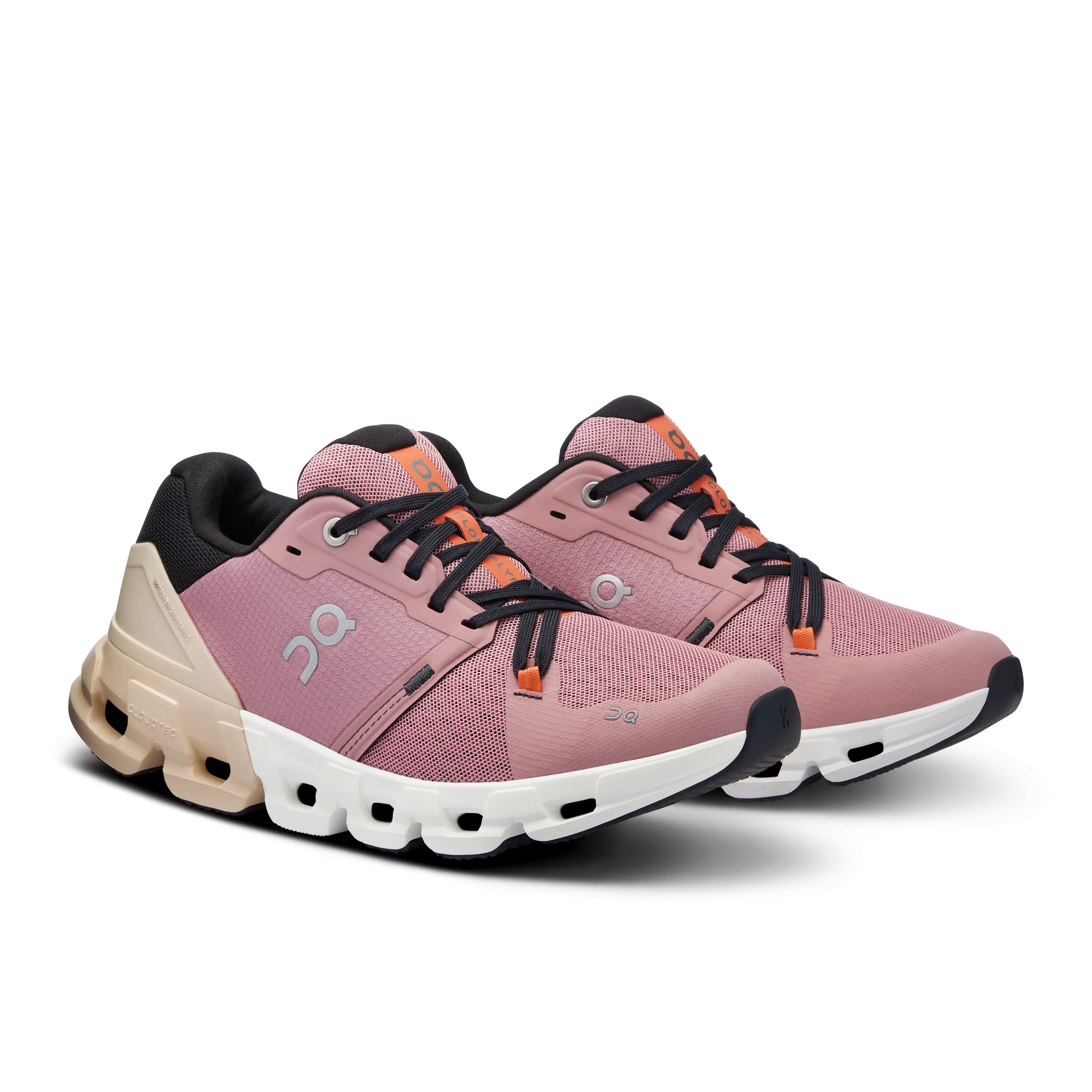 On Running Women's Cloudflyer 4 Shoes - Dustrose / Sand