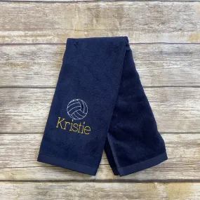 Personalized Volleyball Sports Towel