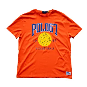 Polo Ralph Lauren Classic Fit Jersey Graphic T-Shirt (Orange)