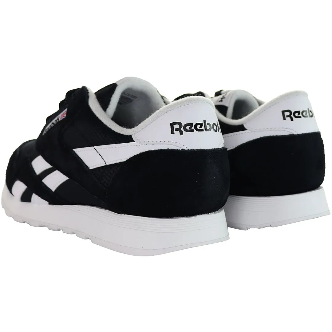 Reebok Classic Nylon Mens Black Trainers