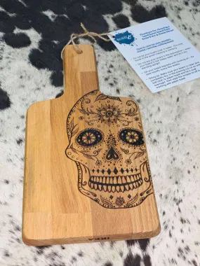 Rosie B - Candy Skull Serving Board - 29cm x 14cm