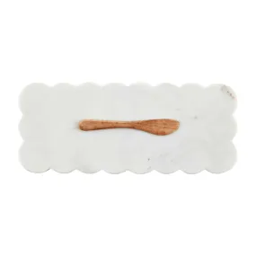 Scallop Marble Board Set