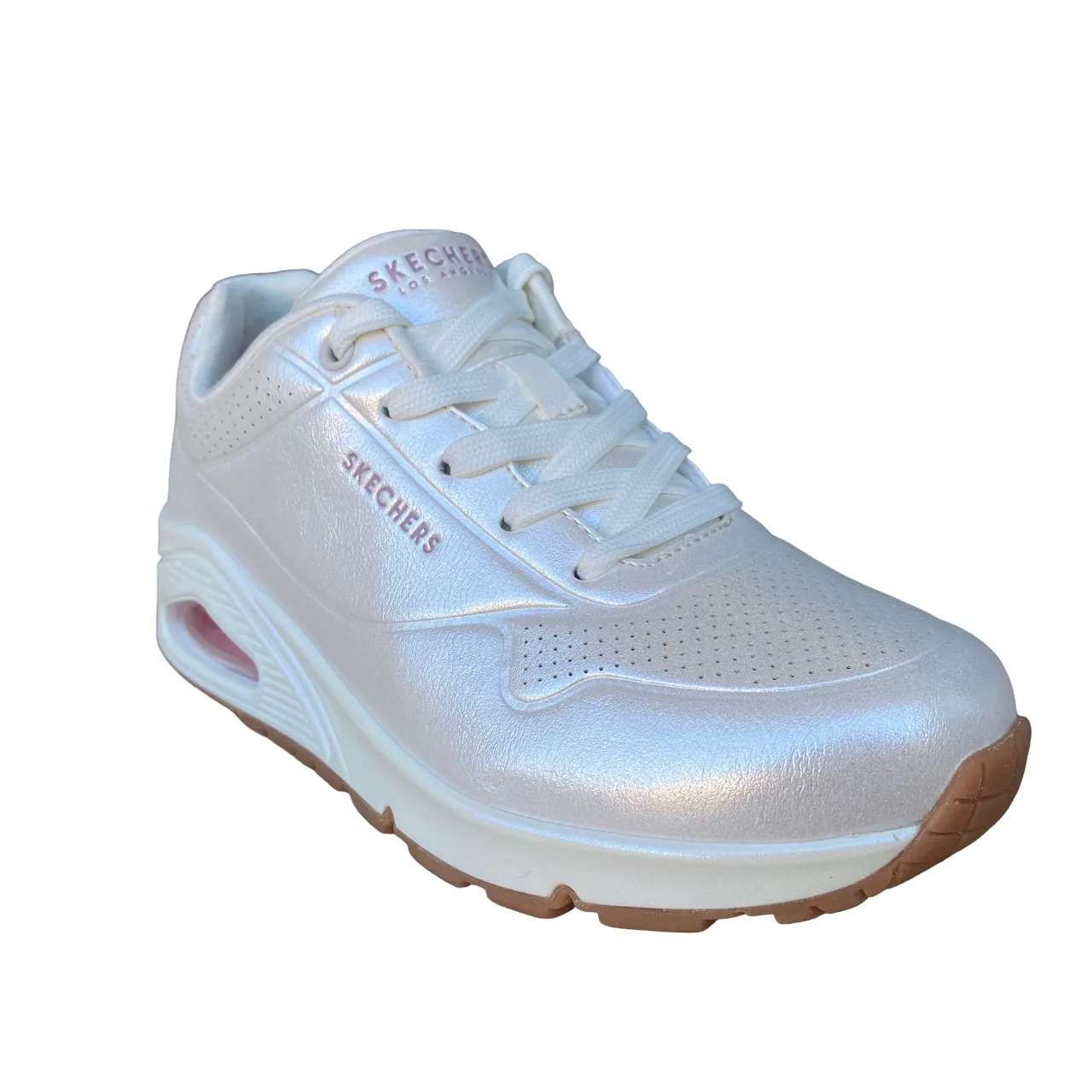 Skechers women's sneakers shoe Uno Pearl Queen 155174/WHT white