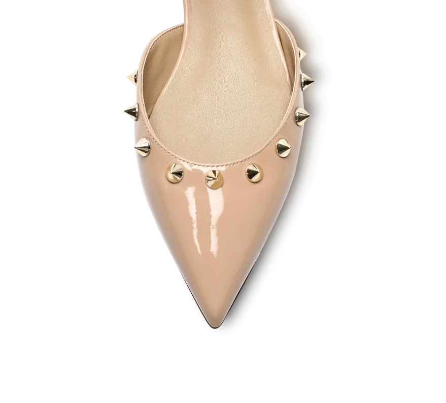 Spiky D'orsay Flats