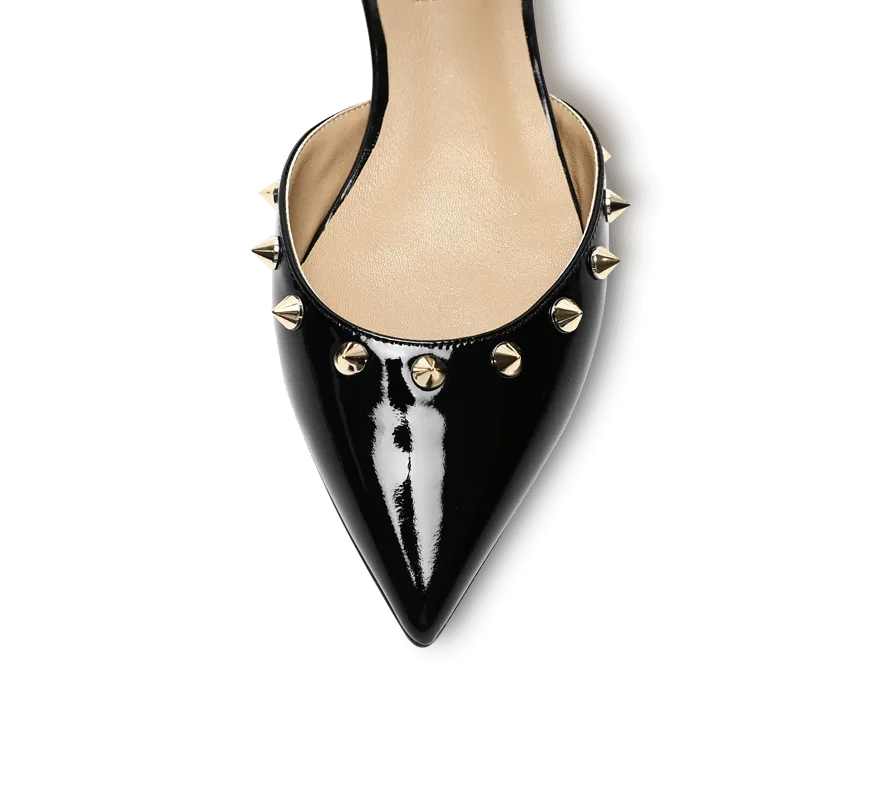 Spiky D'orsay Flats