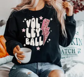 Volleyball Bolt Graphic Sweatshirt