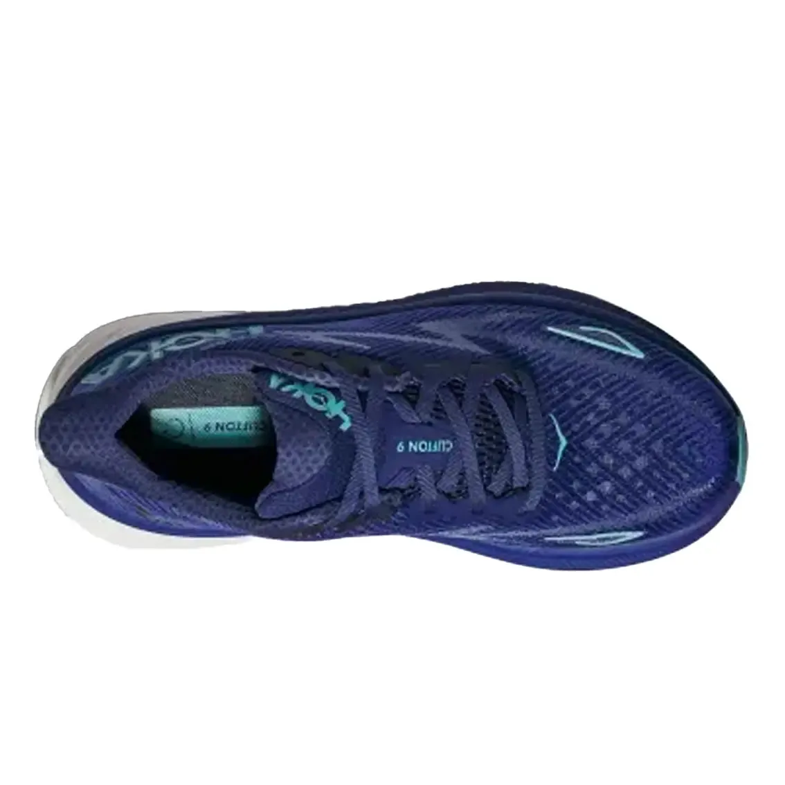 Womens Hoka Clifton 9 - Bellwether Blue / Evening Sky