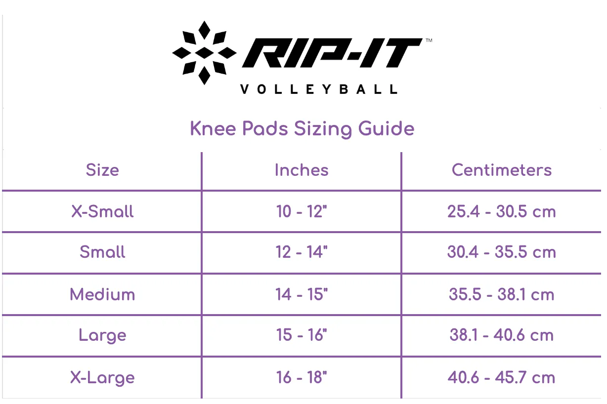 Women's Perfect Fit Volleyball Knee Pads